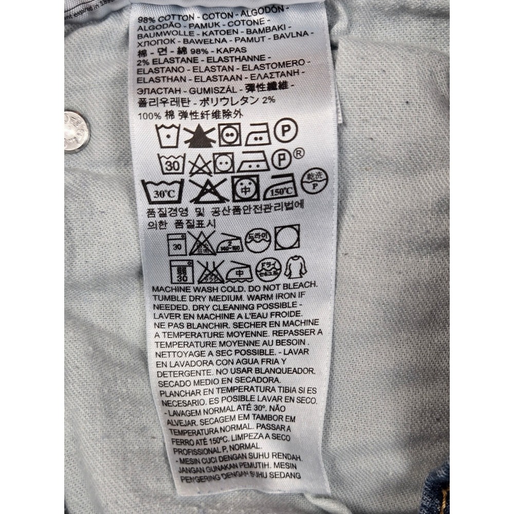 Levi Strauss Co Mens 514 Straight Fit Jeans Blue W36‎ L30 Cotton Blend - Picture 8 of 13